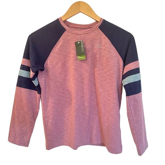 L.L. Bean Long Sleeve Trail Tee sz M (10/12) NEW - Picture 1 of 5